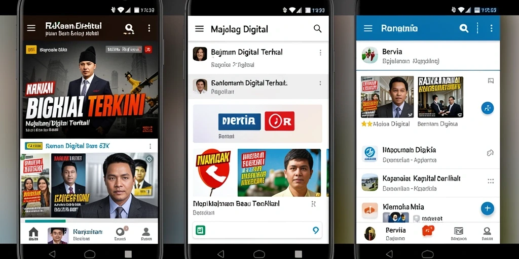 Antarmuka aplikasi 5ZK yang modern dan informatif.