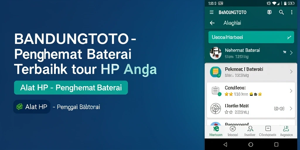 Tampilan antarmuka sederhana BANDUNGTOTO untuk penghemat baterai yang efektif.