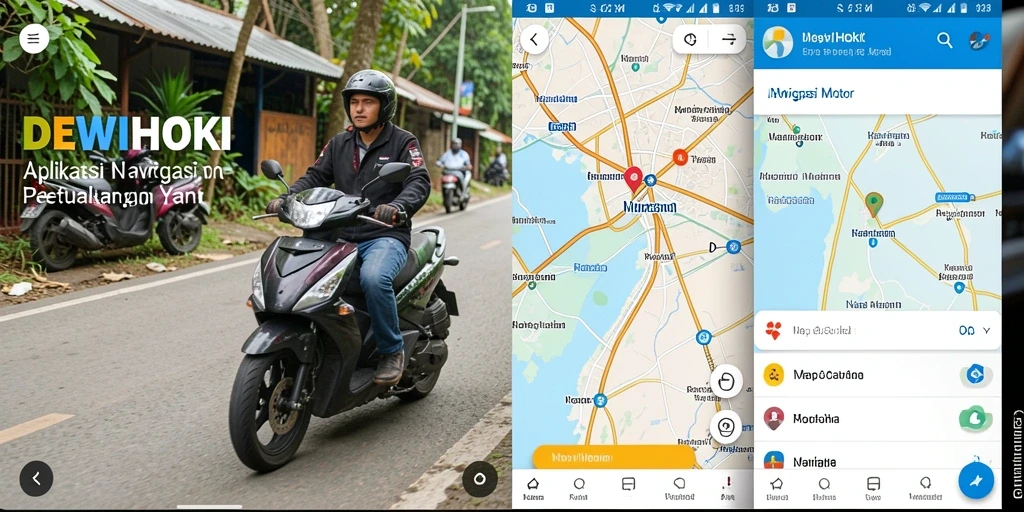 Antarmuka DEWIHOKI menampilkan peta dan cuaca secara real-time.