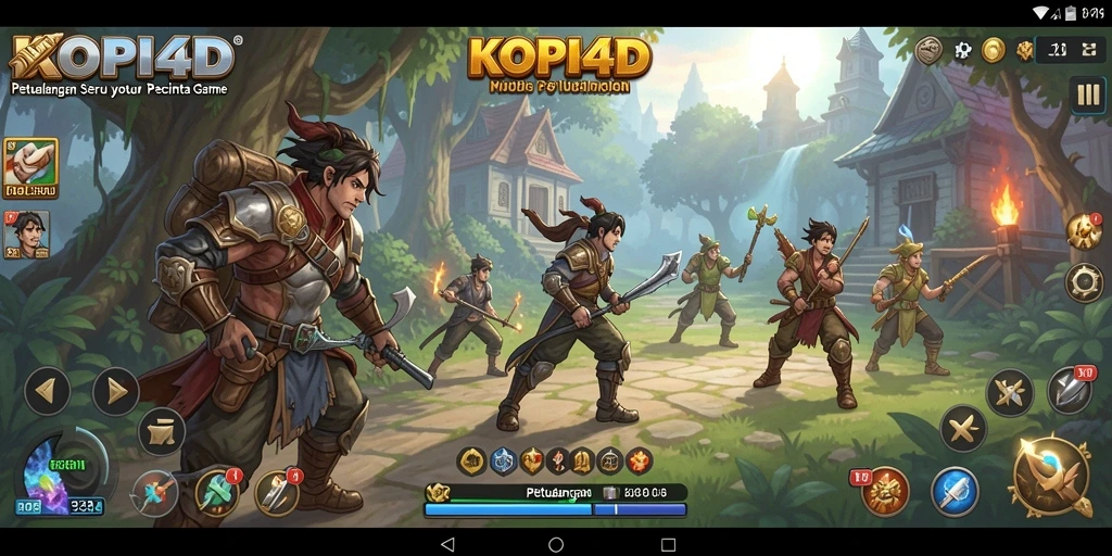 Screenshot KOPI4D menampilkan petualangan menantang di dunia yang menakjubkan.